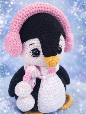 Crochet amigurumi penguin New